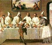 Francisco de Zurbaran st, hugo in the refectory oil painting reproduction